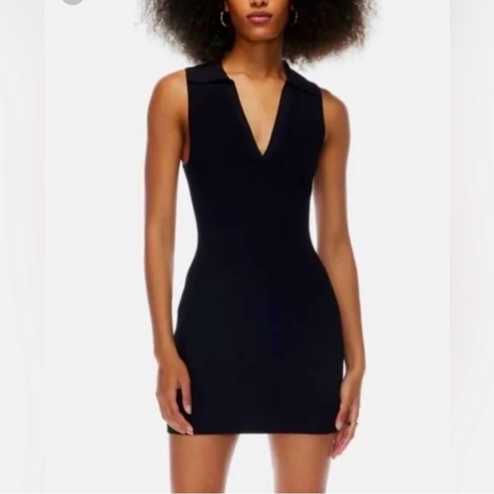 Aritzia - Babaton Sculpt Knit Polo Dress